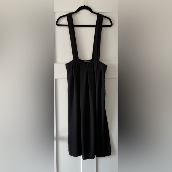 Zara crepe suspender midi skirt - Picture 3 of 9